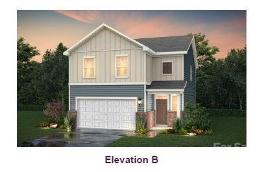 Welcome to Freedom Greene! A center city neighborhood with all the perks of Uptown living. The Mitchell model features a modern open floor plan with 3 bedrooms, 2.5 bathrooms, an oversized kitchen island, and a 2-car garage. This home boasts an open great room with linear fireplace, 9-foot ceiling, luxury vinyl flooring, eat-in kitchen, and dining area on the main level. Upstairs offers a generous size primary bedroom with a huge walk-in closet. 2 ample size secondary bedrooms, a designated laundry room and the flex space can be used as an office or media room. Having easy access to I-85, I-77, and I-485 as well as only 10 minutes from Uptown Charlotte makes travel a breeze.