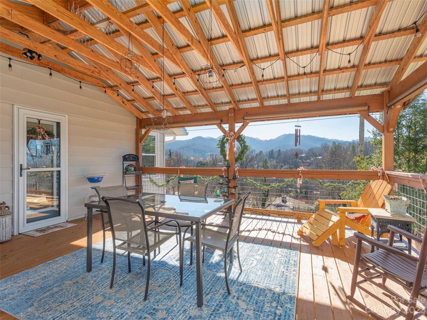 This remodeled ranch home in a highly desirable residential area of Canton is ready to steal
your heart! Three bedrooms & two full baths on the main floor. Kitchen features chantilly
white cabinetry, subway tile, wine cooler, stainless appliances, & granite countertops. Real
wood floors and wood burning fireplaces warm the space. Recent addition of large, covered side
deck will fulfill the entertainer's heart to the tippy top. Sit out after a long day &
overlook the mountains while you watch a movie & grill out. Full basement with finished space
(could be bedroom/playroom/living area) & huge unfinished space for excellent storage/workshop.