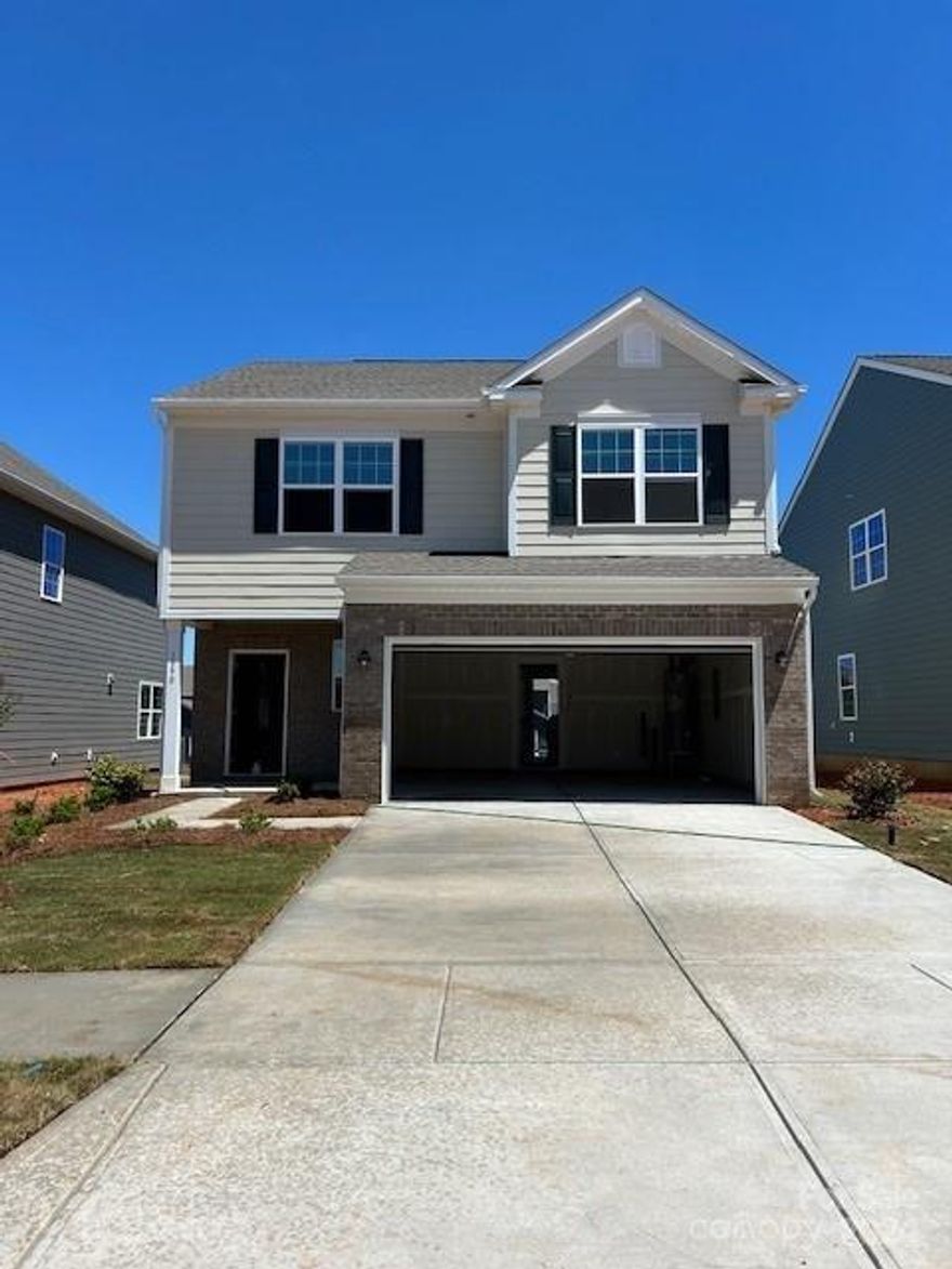 SPECIAL FINANCING AS LOW AS 4.99%!
Enjoy the sunlight in this open floorplan home. Plenty of space to gather in the great room or around the extended kitchen countertop. Keep the entertainment going upstairs in your comfy loft. Two spacious secondary bedrooms share a full hall bathroom. Convenient upstairs laundry room centered to all bedrooms. The owner's suite has lots of windows and wall space to create your own relaxing space. Your owner's suite bathroom has a double vanity, walk in shower, and large walk in closet. This home has a planned completion this summer 2024. Move in and celebrate! Elizabeth is the newest master planned community in Fort Mill and will incorporate resort style amenities as well as over 80 acres of commercial space.