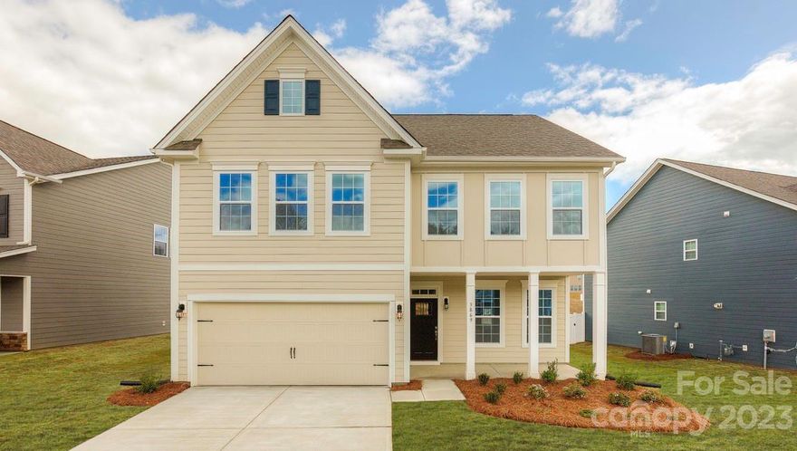 Verwood floor plan provides for tranquility and peace at the end of a busy day.  Family room with fireplace and kitchen with breakfast area create one open space for all to gather. Kitchen has granite counters, tile backsplash, stainless steel appliances.  Gas range, dishwasher, disposal, and microwave over the stove. Separate dining room for special occasions or special activities, would make a great office; it also has coffer ceilings.  Upstairs bedrooms all have walk-in closets. Loft area is 13 x 11 with endless possibilities. Owners has tray ceiling and encompasses the full length of the home, bath with tile shower and tub, dual  sinks, enclosed toilet room.  Laundry room upstairs where the laundry accumulates.  Amenity Center on site.  Beautiful corner lot!  Come see!