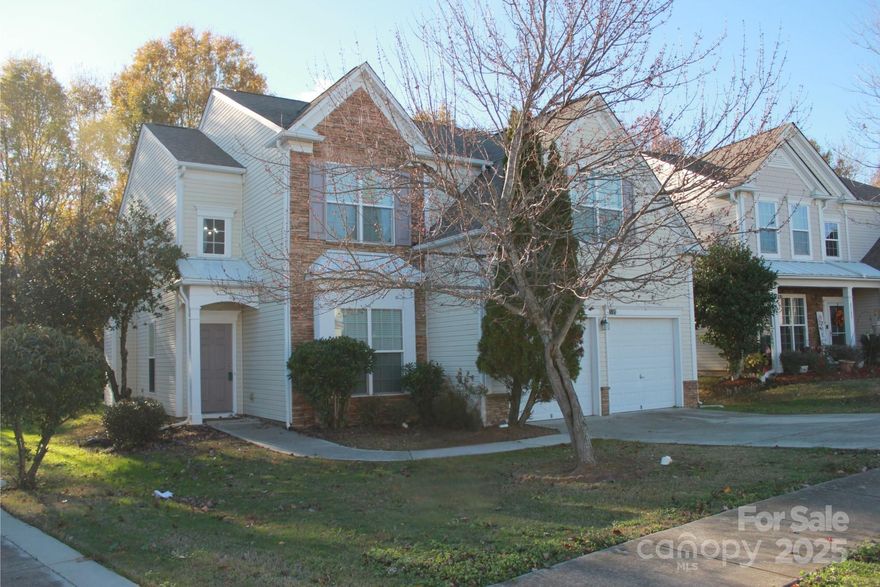 Welcome to your dream home! Discover this charming, beautifully maintained 5-bedroom house in north Charlotte.  The freshly painted house offers cozy comfort, style, and plenty of space for your family. You will love the brand new luxury flooring on all of first floor.  Once inside you will Enjoy a bright and open living room perfect for entertaining guests or relaxing with family.  Enjoy the lovely Kitchen with island featuring brand new range with ample cabinet space. First floor includes extra flex room that can be used as office, library or play room.  Your Primary Suite on second floor is a private oasis with an en-suite bathroom, complete with a relaxing soaking tub and separate shower. Second floor has total of 5 bedrooms, including the large bonus room that can double as 5th bedroom. You will love the large backyard ideal for outdoor activities, gardening.  Dining, shopping, offices within walking distance, close to UNCC, light rail, uptown, I-485/77/85.