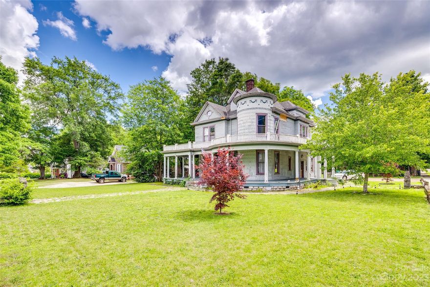 This 4 bedroom and 2 bath Victorian home is a timeless treasure nestled with the city limits and close to everything. This property presents an exciting opportunity for those seeking a house that combines history, character, and potential. Offering the chance to turn this diamond in the rough into your dream home, this property is a canvas waiting for your personal touch. This home features a fenced yard, wrap around porch, storage building and all within the Clover School District and NO HOA. Needs TLC and being sold as is.