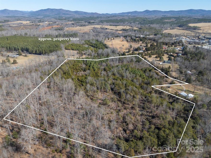 Unrestricted, private  21+/- acres, conveniently located to Hwy 64 and downtown Rutherfordton. Buildable land, great for hunting, farming, or recreational use. Land is wooded with some hardwood, mountain view from across the road. Call for more info. or to set up a time to walk the property.