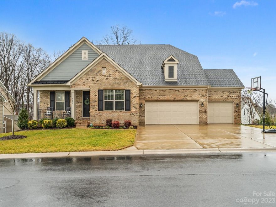 Beautiful home w/huge finished basement situated on large fenced lot. Mohawk Rev Wood throughout most of the living areas. Primary suite on main boasts spa like retreat w/a lavish walk-in shower larger than you can imagine. Two additional bedrooms on main level & dining room that could be used as an office. Chef's kitchen features white cabinetry w/pull out drawers, an oversized island, tile backsplash, gas cooktop & tons of natural light. Board & batten accent wall welcomes you into breakfast area that overlooks the airy screen porch. Great room w/custom floating shelves flank the gas log fireplace w/shiplap detail. Upstairs you'll find a spacious loft plus a nice size bedroom & full bath. The finished basement presents ample recreational space & a secluded bedroom alongside full bath for weekend guests. Plenty of unfinished storage can be finished into workout room/movie room. Additional highlights include a 3-car garage w/4ft extension, epoxy floor & electric outlet for car/camper.