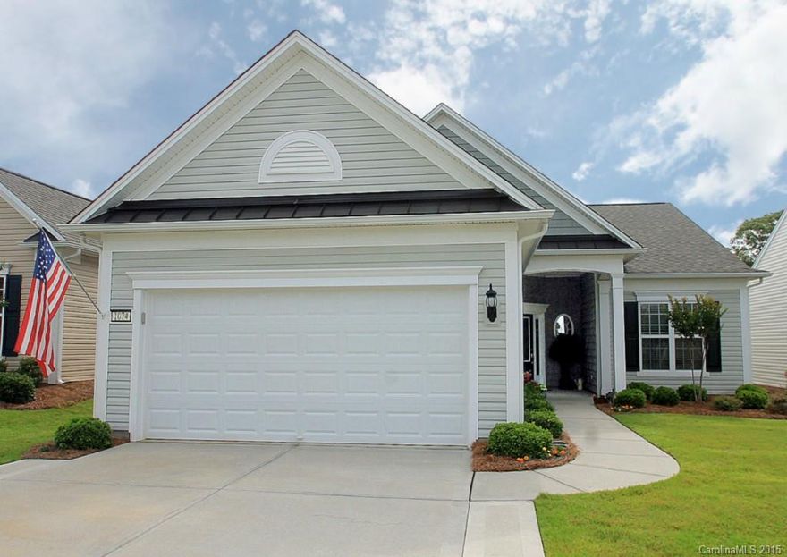 Surrey Crest w/ Sunroom, Paver Patio, & Private View! 3” Hardwoods Throughout Living Areas! Foyer leads to Spacious Great Room w/ Gas Log Fireplace. Kitchen w/ Maple Cabinetry, Stainless Appliances, Granite Countertops, 12x12 Tile Backsplash, Island, & Dining Nook. Bright & Airy Sunroom leads to Paver Patio w/ Private View. Owner’s Suite Leads to Private Bath  w/ Dual Sinks, Shower, & Walk-In Closet. Guest Bedroom, Guest Bathroom, & Office. Laundry Room w/ Cabinetry. 55+ Community