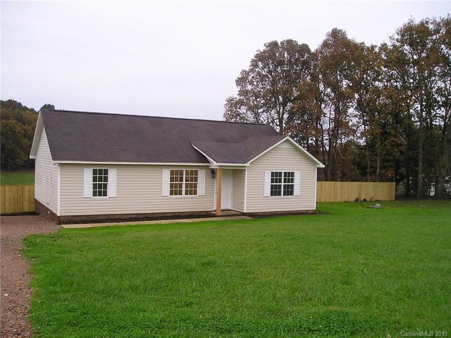 Practically New Everything.  New Flooring thru out, new paint thru out, lighting fixtures thru out, new ceiling fan, new kitchen including stainless steel appliances, new cabinets, new granite countertops, new backsplash, Undermount sink, new faucets in kitchen and both baths.  New tile floors in kit and both baths.  New vanities in both baths.  Backsplash.  New toilets in both baths.  Soaring ceilings in Great Room and dining room.  Low maintenance exterior. Huge yard. Fenced back yard.