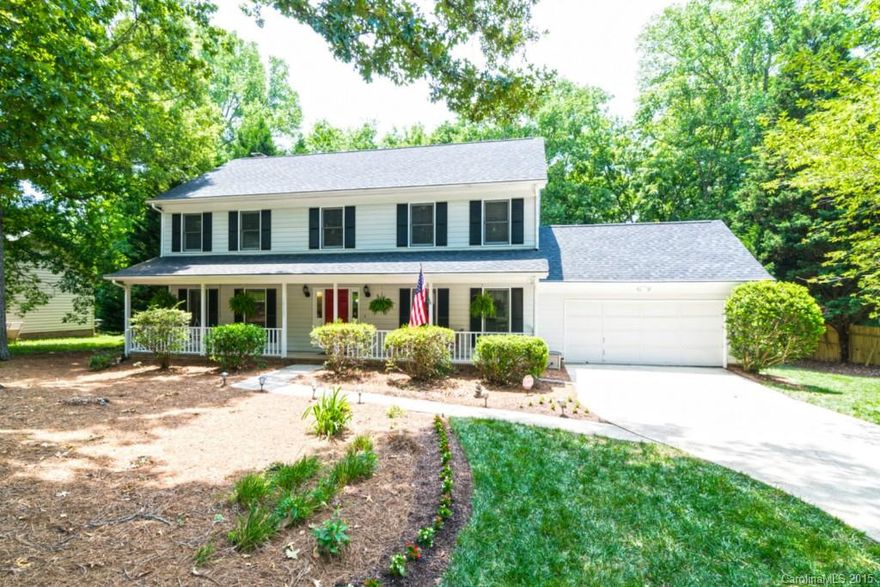 Desirable Deerpark at Raintree. Expansive covered porch. Many upgrades & updates. Fresh paint. Kitchen w/granite, stainless steel Bosch appliances, self clean/convection elect. range/oven w/ warming drawer. ROOF 2011, garage door 2015, Formal living opens to Den w/real wood fireplace (ready for gas), pocket french doors. Half bath w/furniture vanity. WOW large bedrooms! Lots of storage/closets. Oversized deck w/electric awning overlooks big backyard. AHS Home WARRANTY.  Providence High district!