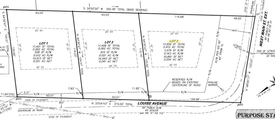Quarter acre vacant lot steps from downtown Lincolnton with public water and sewer access! This cleared homesite offers an excellent opportunity for your first or next ground-up build with favorable site conditions. Two adjoining lots are also available separately, creating potential for a larger development play and added economies of scale. A recent survey and approved plat are included to help streamline due diligence and reduce early project costs. Whether you are a builder, developer, or investor, this is a rare chance to secure a shovel-ready residential development opportunity in a prime growing location.