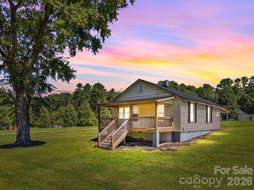 Welcome home! Step into this cozy and inviting 2 bedroom, 1 bathroom home featuring an attached carport, and recent updates already completed! Updates include- New roof installed (2023), new flooring throughout the house (2020), new front porch (2023)- perfect place to relax! This home offers a great layout with plenty of potential and would be perfect for a first time home buyer, someone looking to downsize, or an investor! Bring your ideas and come see it for yourself! *I have a copy of the most recent survey*