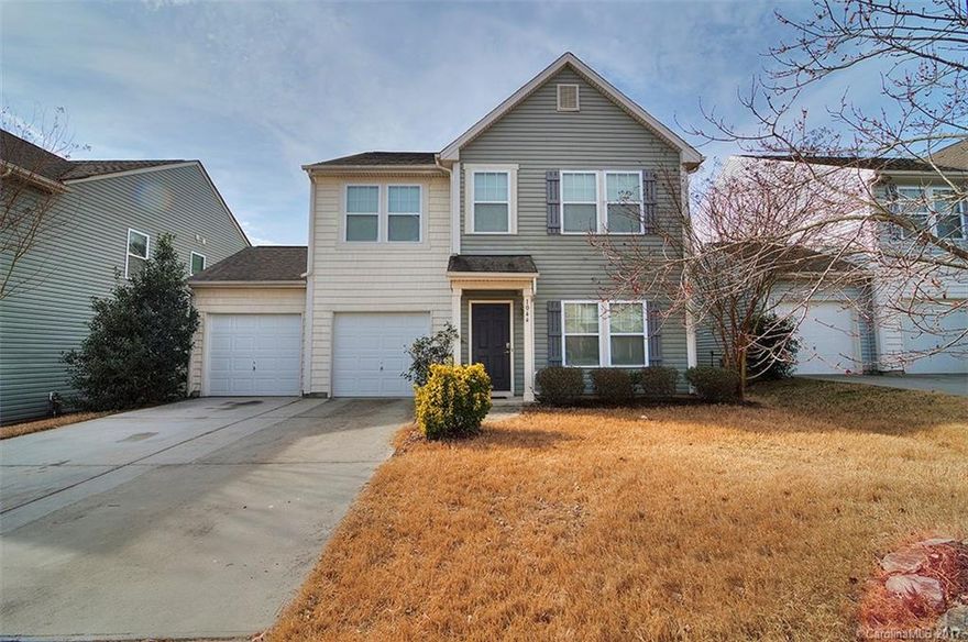This extremely well maintained home in Fort Mill is ready for a new owner! Open floor plan flows nicely throughout the 3 bedroom, 2.5 bath home. A large center island in the kitchen offers lots of work and cabinet space, all kitchen appliances included. Upstairs has a large loft area, plus 3 nice sized bedrooms. Great neighborhood with pool, clubhouse and sidewalks. High ranking schools close by! One year home warranty paid for by the seller.
