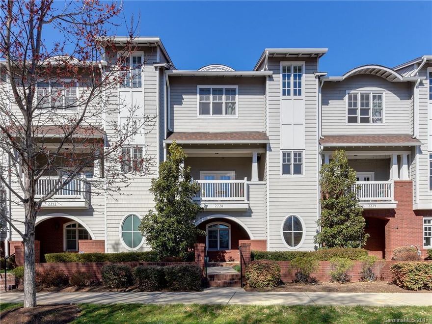 Rare fully furnished Southborough Townhome in decorator condition for rent. Hardwood floors, granite counters, stainless appliances, gas range, butlers pantry & very large attached 2 car garage. Community is walkable to Dilworth & Southend & Light Rail. Home has covered porch w/ outdoor speakers on 2nd floor, designer window treatments & lots of storage in garage & attic. Flat screen TV and surround sound system in Living Room as well as Flat Screen & sound system in Master Bdrm Stay with home.