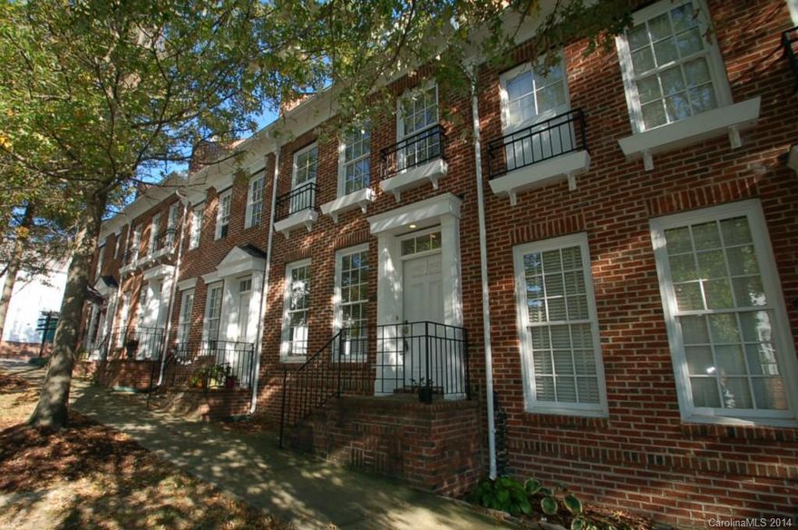 New TRAD neighborhood in Huntersville. Perfect for commuters to UNCC area or Uptown. Residential and shops all in one! 2BR/2.5BA Townhome with fenced Courtyard leading to 1-Car Garage. The "Berkshire" Plan upgrades include marble surround Gas Fireplace, Ceramic Tiles & Hardwood Floor Entry. Neutral throughout with white kitchen. Very convenient.