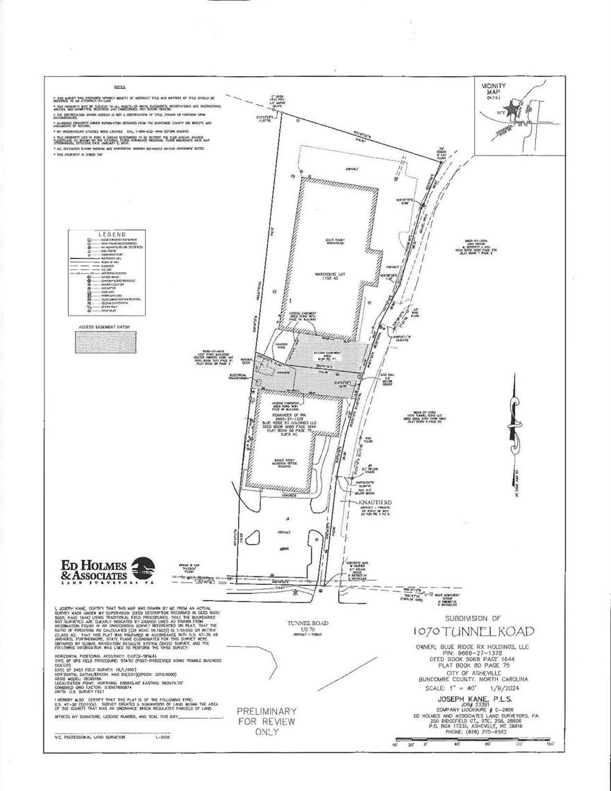 2 fully leased buildings now for sale.  Blue Ridge Rx and the Warehouse/Distribution building behind this building.  Warehouse/distribution building has a new 5-year lease with options.  Lease begins 11/1/2024.  Great investment property in East Asheville.  33,497/sf includes both buildings.