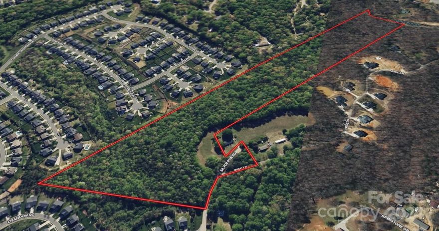 LOCATION LOCATION LOCATION!!!   25 acres in the north end of Indian Land.   Convenient location and ready to develop or build on.   Very quiet setting in Indian Land school district.    Close to Highway 160 and Highway 521 but tucked away.   Sewer is on adjoining property, LCWSD can give insight on how to connect.   Natural gas is available.   This land is a must see.