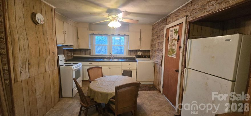 Investment opportunity! Conviently located off of HWY 321, just 30 minutes from Blowing Rock, 30 minutes from Hickory. Lots of potential in this charming 3 bedroom, 1 bathroom home. Big front porch, large eat in kitchen. Bedroom on main floor and two bedrooms upstairs. Keep the current layout to maintain low renovation costs or switch it up to create an open concept. Electric is on. Needs work to crawlspace with water intrusion and fungal grown on joists and girder.