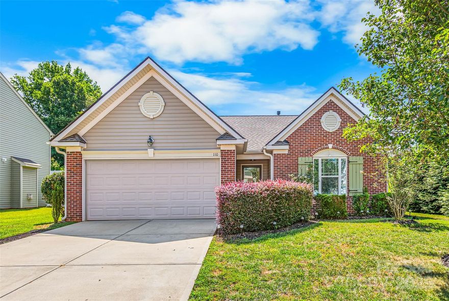 Welcome to this beautiful one level, 3 bedroom and 2 bath split bedroom plan in the convenient neighborhood of The Vineyard at Lexington.  Granite countertops and stainless steel appliances in the open kitchen overlooks the living room with vaulted ceilings.  The backyard is truly an oasis, beautifully landscaped with perennials you can enjoy from the screened porch or patio. Conveniently located near shopping, restaurants, major highways and Childress Vineyards.