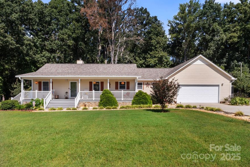 This home truly has it all! Featuring 3 bedrooms, 2 bathrooms, a cozy stone fireplace, hardwood floors, and a charming rocking chair front porch that instantly makes you feel at home. Recent updates include a brand-new roof, a refreshed guest bathroom, extra concrete parking for your RV or boat, and a wired workshop ready for projects or storage. Step out back to your own private retreat with a covered porch and a sparkling swimming pool—perfect for entertaining or relaxing on sunny days. Don’t miss out—schedule your showing today and make a splash!