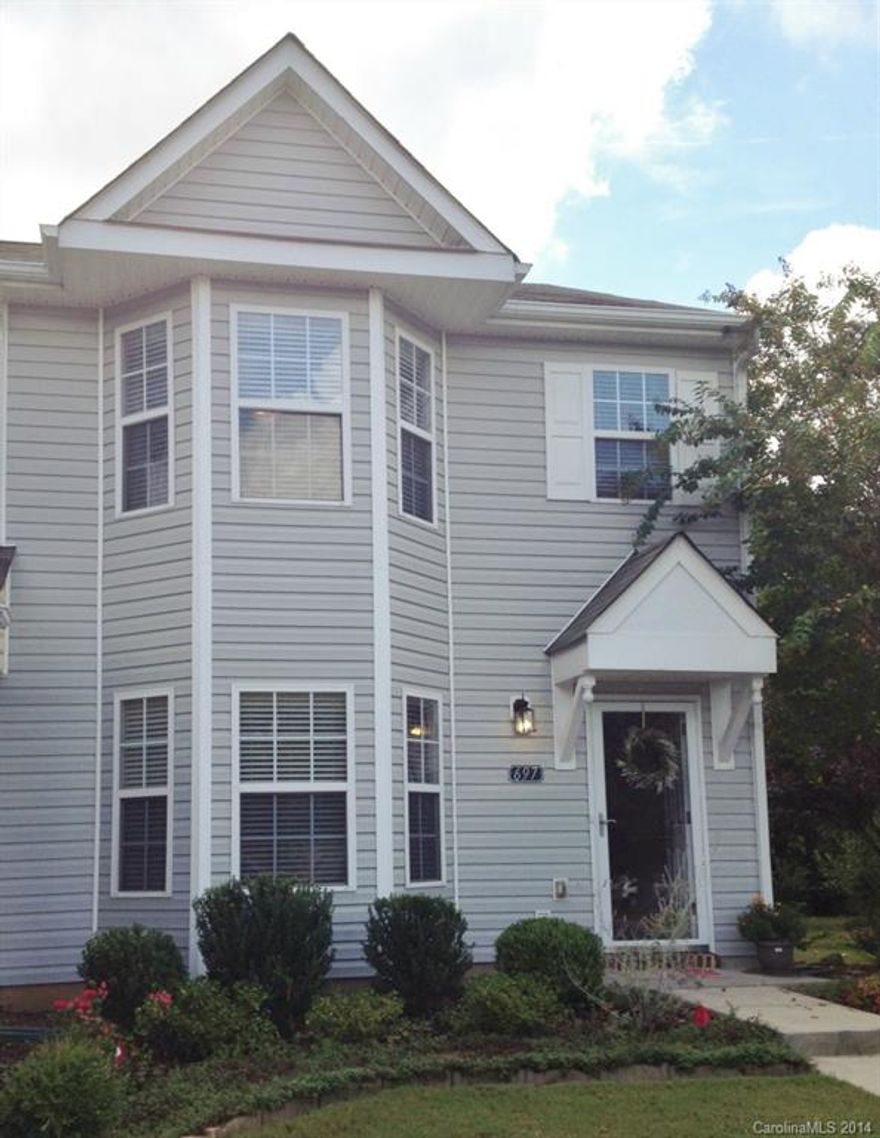 End Unit! Two Master Suites. Enjoy privacy from your deck, overlooking the woods. Pool! Convenient to I77, Hwy 21 & Charlotte, I 485 & Pineville. Close to shopping, restaurants. New Charlotte Premium Outlets approx. 15 minutes.