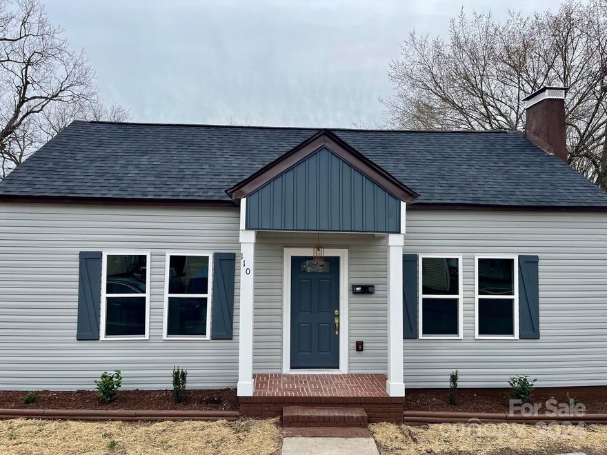 Beautifully updated 3 bed, 2 bath house with everything NEW!  Walk into an open floor plan with 10' ceilings and a stunning fireplace with NEW mantle and stone work.  Spacious living room with recess lighting.  NEW (2023) 30 year architectural roof, all NEW electricity, plumbing, HVAC, water heater, siding, windows, chimney cap and lighting.  NEW kitchen cabinets, granite countertops, tile backsplash, and black and gold hardware. NEW sink and all NEW S/S appliances.  All NEW LVP flooring throughout and tile in bathrooms.  All bathrooms remodeled with NEW tile, cabinets, sink, hardware, lighted mirrors and faucets.  Large flat backyard partially fenced.  Storage shed conveys with the house and sold as is.  Great location!  Just a few minutes to the center of Chester, 10 minutes to Hwy 77 and 45 minutes to Charlotte.  This house looks like new construction.  Must see!   This house qualifies for USDA 100% financing.