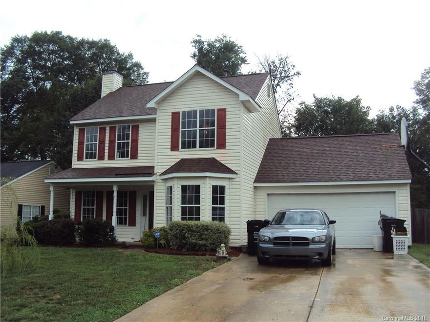 Three bedroom, 2.5 bath home with partial new paint and partial new carpeting. Roof 2010, HVAC 2008. Gas logs, ceiling fans, ceramic tile kitchen backsplash, stainless steel appliances, mouldings and judge's paneling, bay window. 10 x 16 patio with pergola. Fenced yard.