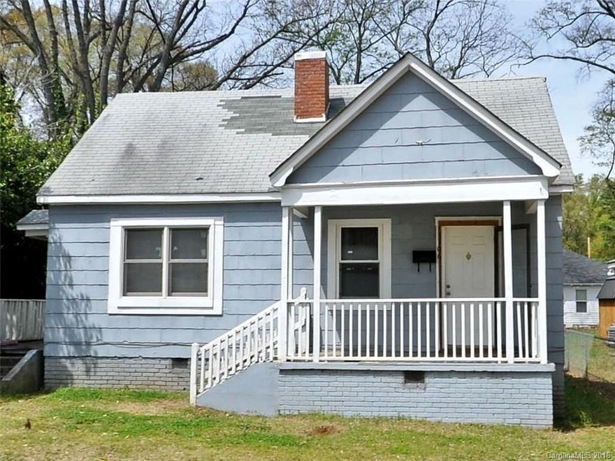 This home can be renovated or rented. Duplex converted to SFR, 4 bedrooms/2 full bathrooms. Great investment property.  Needs some TLC. Located in one of the West Side's growing neighborhoods between Biddleville Wesley Heights and Enderly Park. This is one of several homes being offered at attainable prices. Newer HVAC