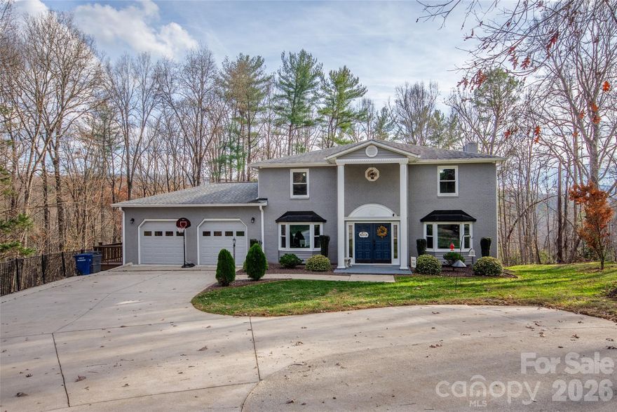 NEW PRICE!! Stunning home in Woodfield Estates with the more private location at a cul de sac!  This home offers so much!  Entering into an inviting foyer there is an office on the left and a formal living room on the right which is currently also used as a home office.  The family room is very relaxing with lots of space, a stone fireplace that has gas logs, and opens into a spacious dining room that has two windows for plenty of daylight.  The expansive kitchen offers lots of cabinet space as well as a large island with breakfast bar as well as breakfast area.  Stainless steel appliances stay and beautiful granite providing lots of counter space. These rooms are so inviting and great for entertaining! Oversized 2 car garage with shelving leads into a side hall with laundry/mud room, then half bath and then leads to kitchen on left & back to foyer on right.  Upstairs offer a massive primary suite along with 4 additional bedrooms and 2 additional baths! Primary bedroom has space for all of the furniture you would like, very spacious walk in closet, and the bath has double vanity, large soaking tub & beautiful tiled walk in shower. The basement offers even more with huge rec area, den, bonus room/storage room, exercise room, utility, full bath & a 2nd kitchen with exterior door. This has lots of possibilities including could be a 2nd living quarters! Beautiful setting & fenced back yard with nothing but forest off of the back. Private & sitting on 2+ acres! Community pool available!