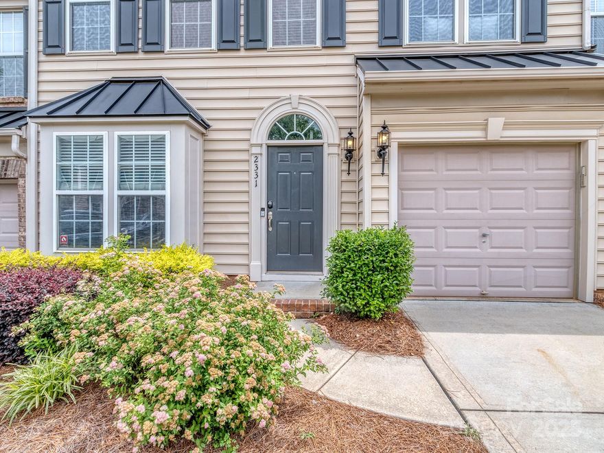 If you've been searching for a low maintenance, well maintained townhome with the backyard feel of a single family home, look no further than whitford ln in Park South Station. With brand new carpet in the bedrooms upstairs and a functional layout with lots of natural light, this home is perfect for first time homebuyers or those downsizing alike. The neighborhood is well regarded for the amenities available, including a club house, fitness center, jr olympic swimming pool, green space, playground, dog park, access to the greenway, sidewalks, street lights, a regular food truck rotation, and so much more. As a bonus, all of the exterior maintenance of the home is covered by the HOA, including the roof! Schedule your private tour today!