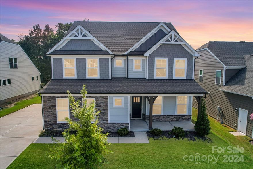 Welcome to your dream home! Nestled in an exceptional neighborhood offering an array of amenities, this nearly 3,500 sq. ft. 3-story residence is the perfect blend of modern luxury and convenience. Enjoy access to several pools, tennis courts, and scenic walking trails right at your doorstep. Built in 2022, this stunning home boasts a sleek, contemporary design featuring white kitchen cabinets, stainless steel appliances, and a wall oven, perfect for culinary enthusiasts. The vinyl plank flooring throughout adds both style and durability. With 6 spacious bedrooms and 4 full bathrooms, there’s plenty of room for everyone. The expansive layout includes a beautiful patio, ideal for outdoor entertaining. The side-facing garage enhances the home’s curb appeal and offers additional storage. This home is practically brand new and ready for you to move in and enjoy all the comforts and amenities it has to offer. Don’t miss the opportunity to live in this vibrant community!