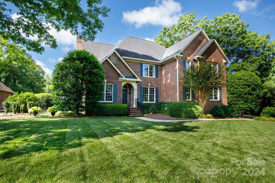 Welcome to this stunning all-brick home in The Summit, offering an abundance of space with 4 bedrooms & 3.5 baths. The main level features a secondary bedroom, perfect for guests or multigenerational living. The primary suite is a true retreat, boasting a trey ceiling, dual walk-in closets, garden tub, tiled shower & dual sinks. Enjoy the nicely updated Jack & Jill bath! Choose to work from the office on the main level or the versatile flex space upstairs. The home includes a spacious rec room, beautiful hardwood floors, large laundry room with sink & modern amenities such as a tankless water heater. The whole yard irrigation system & patio enhance the outdoor living experience & the attached side-load garage provides convenience & additional storage. Located in a prime spot, this home is convenient to all 3 assigned schools, shopping & dining options. Plus, a new roof will be installed in the coming weeks. Don't miss the chance to make this exceptional property your new home!
