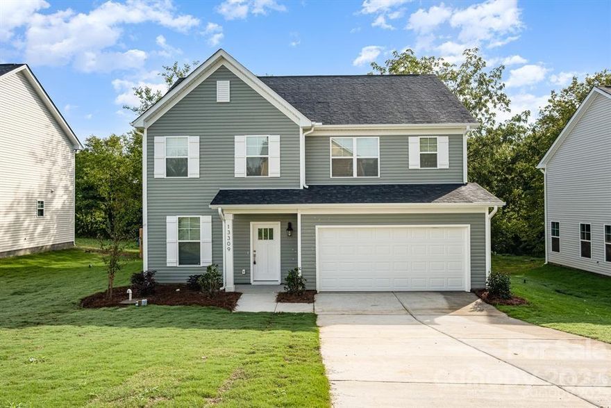 Welcome to Surrey Woods, the latest Red Cedar community in Northwest Charlotte. This NEW CONSTRUCTION 4 bedroom, 2.5 bathroom home will be ready in November. The White Oak plan has storage at every turn, starting with the oversized garage with storage nook. The living room is spacious & airy connecting to the dining area. The kitchen has white soft-close, dovetail shaker cabinetry & quartz countertops with a beautiful tile backsplash, which shine next to the stainless steel appliances. Nestled behind the kitchen is a HUGE walk-in pantry, drop zone, half bath & an office! No carpet in this home, all LVP. Upstairs are all 4 bedrooms with their own deep closets. The bathrooms have beautiful quartz countertops & double sinks on the white shaker soft-close cabinets. The laundry room is spacious & has built-in cabinetry with a recessed dryer vent! **Builder is offering $10K in closing costs with use of our Preferred Lender.* AND-buyers can pick some of their interior selections!