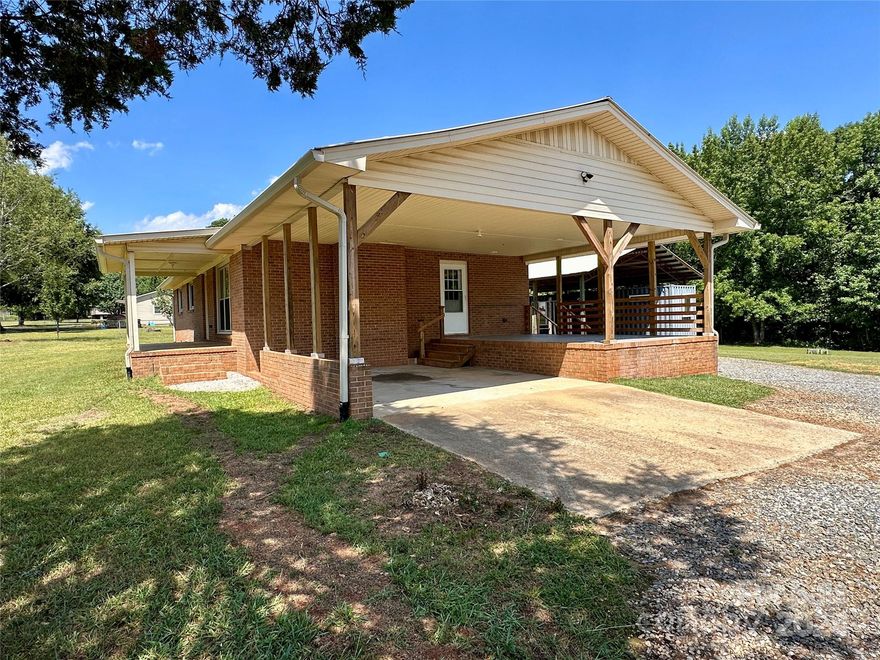 Come see this FULLY RENOVATED BRICK RANCH sitting on .9 acres.  This ONE-LEVEL LIVING home features an open Kitchen / Living Room Floor Plan, along with 3 Bedrooms and 2 Full Bathrooms, making daily life pure and simple.  The exterior features a large 30ft x 40ft Open Poll Shed with an RV Hookup, along with a nicely done Shipping Container that is cooled with a mini split and insulated everywhere but the floor.  Make this your office, a man cave, a super cool game room, or whatever you desire.  This property also provides a GENERATOR HOOKUP on the rear elevation of the home.  Seller has all required permits regarding work that was completed during the renovation process. New HVAC, Electrical, Plumbing, Insulated Windows, Floors, Appliances & more between Nov 2020 - Jan. 2022. Take advantage of a high quality renovation that gives you piece of mind for years to come and schedule a showing today!