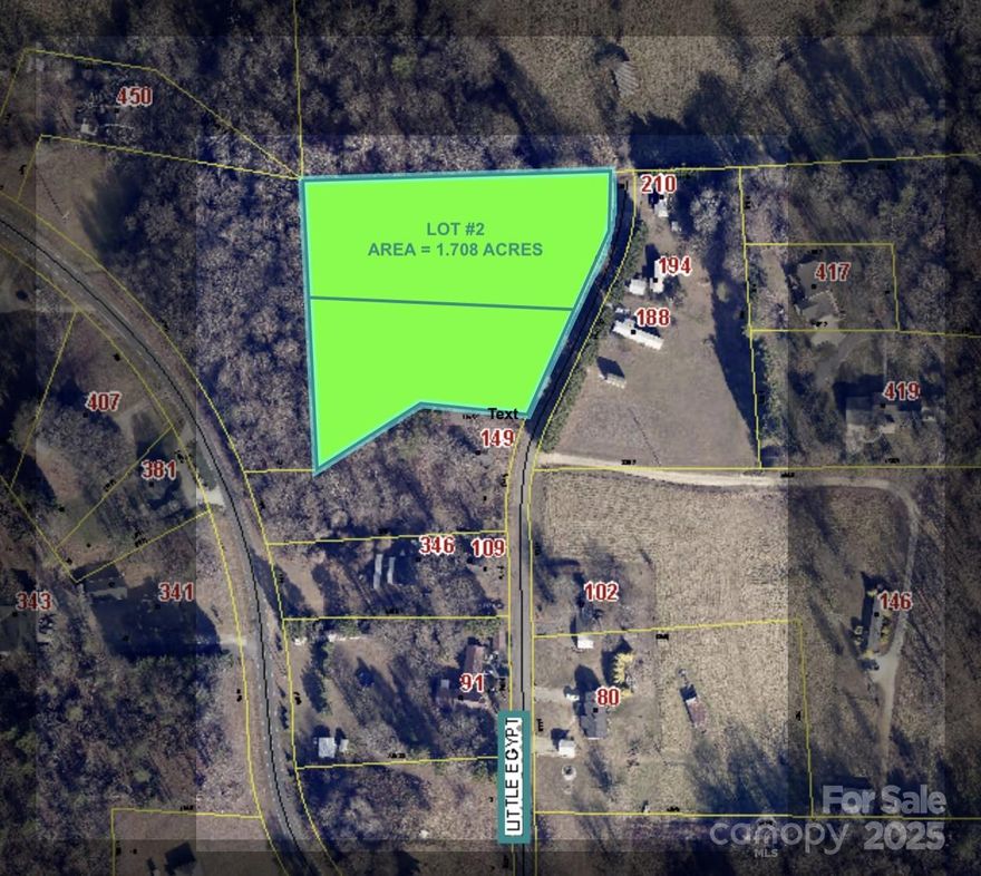 1.708 acre lot in a private country setting ready to build your dream home. Just minutes to downtown Taylorsville for local amenities and US Highway 64 and NC 16.  City water is available.