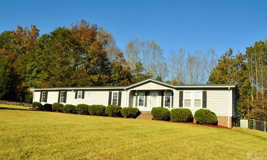 3BR/2BA manufactured home with double garage sitting on 2.33 acres. Partially wooded with creek. Rear lawn is fenced. Interior is freshly painted, kitchen has newer appliances, spacious semi-open concept with split floor plan. Bedrooms have WICs, master bath has a soaking tub and standalone shower. Too much to list, this one will be gone before you know it! Call today