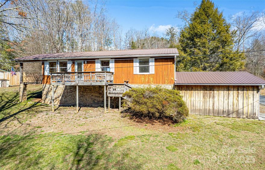 This 2 bedroom 1.5 bath raised ranch home is unzoned and conveniently located just minutes from both Pisgah National Forest and the Ecusta Trail ( hike/ bike path).  Unfinished walk out basement offers opportunity for a buyer to expand. This home offers a great opportunity for a renovator/ builder. Acceptable contract will have to go through a 10 day upset bid process with Transylvania County Clerk of Court. PROPERTY IS CURRENTLY IN 10 DAY UPSET BID PERIOD WITH TRANSYLVANIA COUNTY CLERK OF COURT.