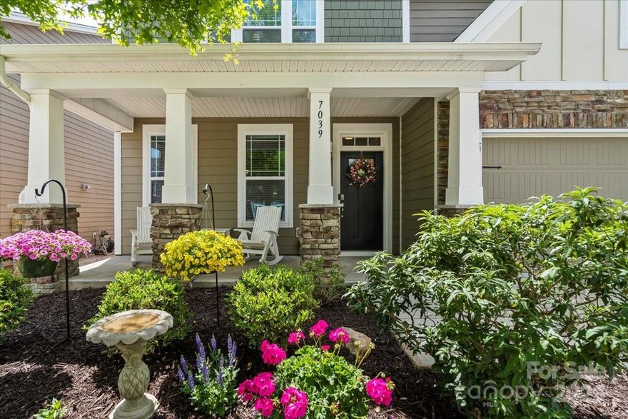 Premium lot in Walnut Creek, this home is a must see! This 4 bedroom, 3 bathroom house has all the space you would need for entertaining. The main floor boasts 9ft ceilings throughout, engineered white oak hardwoods, crown molding, picture frame trim, and an oversized kitchen island. There is also a guest room and full bathroom on the first floor. Upstairs you'll find a spacious owner's suite with a sitting area, perfect for relaxing. Primary bathroom has an oversized tiled shower, soaking tub, and a large walk in closet. Two more bedrooms are on the second floor, along with a large loft area that is great for entertaining. The backyard is fenced and the home backs up to green space for more privacy than others in the community. Whole home upgraded with air purification system and roof has architectural shingles.  Don't forget to see all the amenities Walnut Creek has to offer, including resort style pool, clubhouse, playground, walking trails, and so much more.