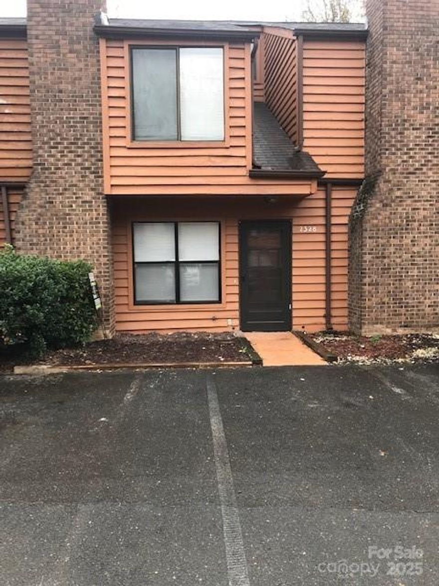 Lovely townhome, close to shopping and dining. Within 30 minutes of Charlotte and Charlotte International Airport. Living room with wood burning fireplace. Small back yard area with privacy fence. Updated painting throughout. HVAC system less than 2 years old. A must see!  Townhome sold "AS IS".