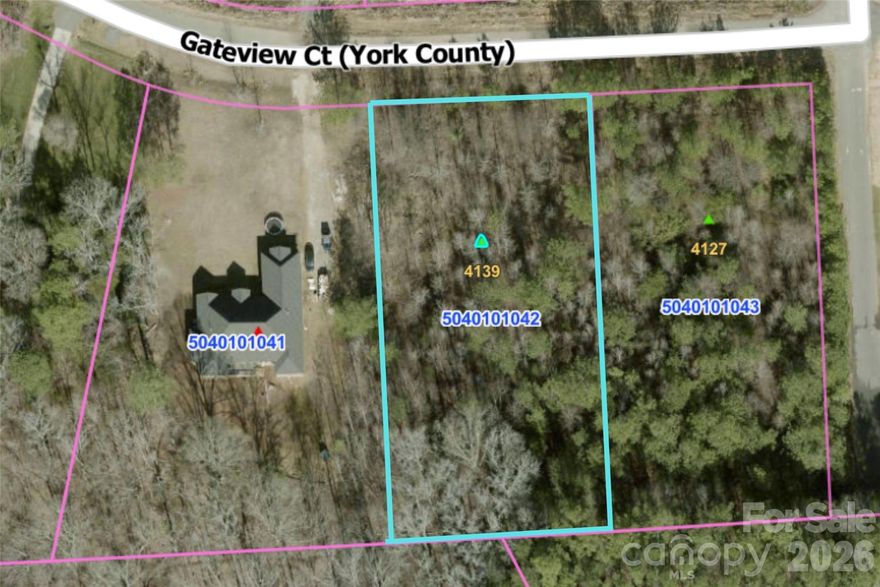 Build your dream home on this beautiful 1.02-acre lot in The Gates at Eastview, a highly desirable community in Rock Hill with county jurisdiction—NO city taxes.

This spacious homesite offers the flexibility to build a slab or crawlspace foundation, giving you options to design a home that fits your lifestyle. Bring your own builder and create exactly what you’ve been envisioning.

Community guidelines require a minimum of 2,200 sq ft for a ranch-style home or 2,300 sq ft for a multi-level home, along with a 2-car garage, helping maintain the quality and value of the neighborhood.

Enjoy the peaceful setting of a larger lot while still being conveniently located near Rock Hill amenities, York, and surrounding areas.

A great opportunity to build in an established, sought-after community!