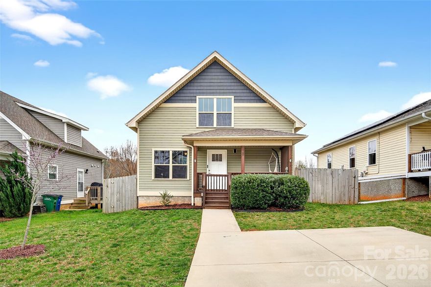 Tucked a short distance from Weaverville, this charming home offers the perfect blend of comfort and convenience—just an easy stroll from all the shops, dining, galleries, and charm of Downtown. Inside, you’ll find a thoughtfully designed layout featuring a spacious primary suite on the main level, along with a welcoming kitchen that opens to a generous dining area and cozy den—ideal for both everyday living and entertaining.
Step outside to a large covered front porch, perfect for relaxing on warm summer evenings, or enjoy the privacy of the fenced backyard—great for pets, gardening, or gatherings. A handy utility building provides extra storage space for tools, hobbies, or seasonal items. This inviting property combines location, functionality, and classic appeal in one delightful package.
Photos coming 3/21