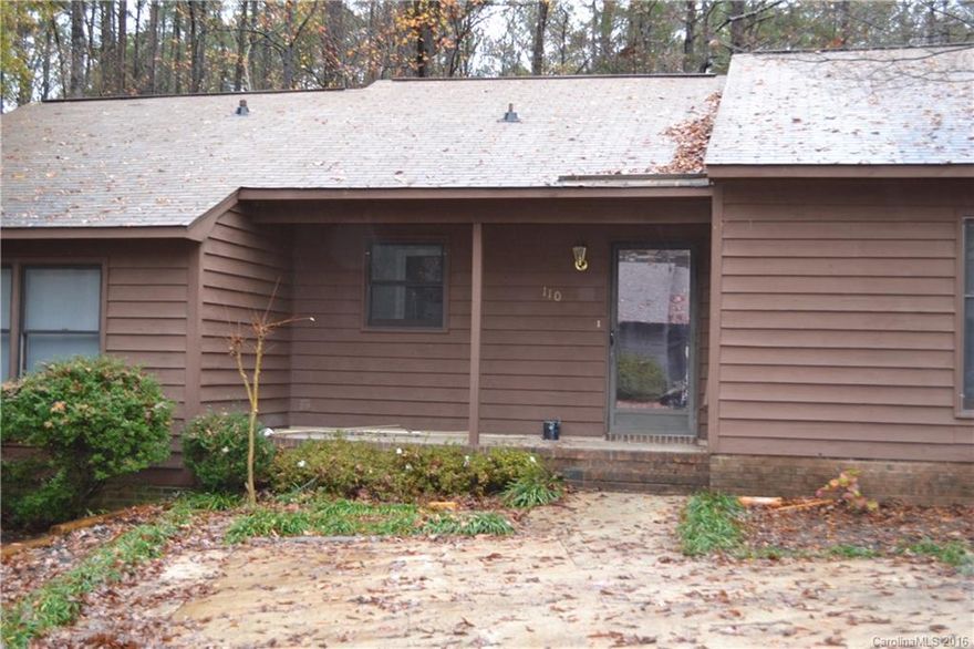 Cute and cozy porch with a great wooded view.  Spacious layout with a nice flow.  Formal dining area and living room with gas log fireplace overlooking patio & fenced backyard. Tons of counter space in kitchen with bar!  Master bedroom with upgraded tile shower in master bath.  Great access to interstate and Fort Mill schools.