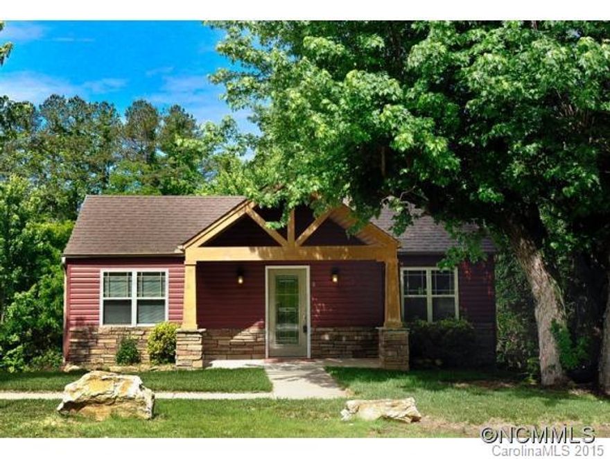 Arts & Crafts Bungalow convenient to downtown Weaverville & I-26.Beautiful hardwoods & new carpet. Open floorplan. Decorative glass doors throughout.  Large sunroom & covered back deck. Gorgeous black&white tile bath. Lots of storage. Nice landscaping/landscape lighting/large lot. New heatpump/electric/water heater/roof(2009). New fridge & stove. Other appliances & washer/dryer like new. Dual Zoned C-2 & Res.Immaculate, move-in ready