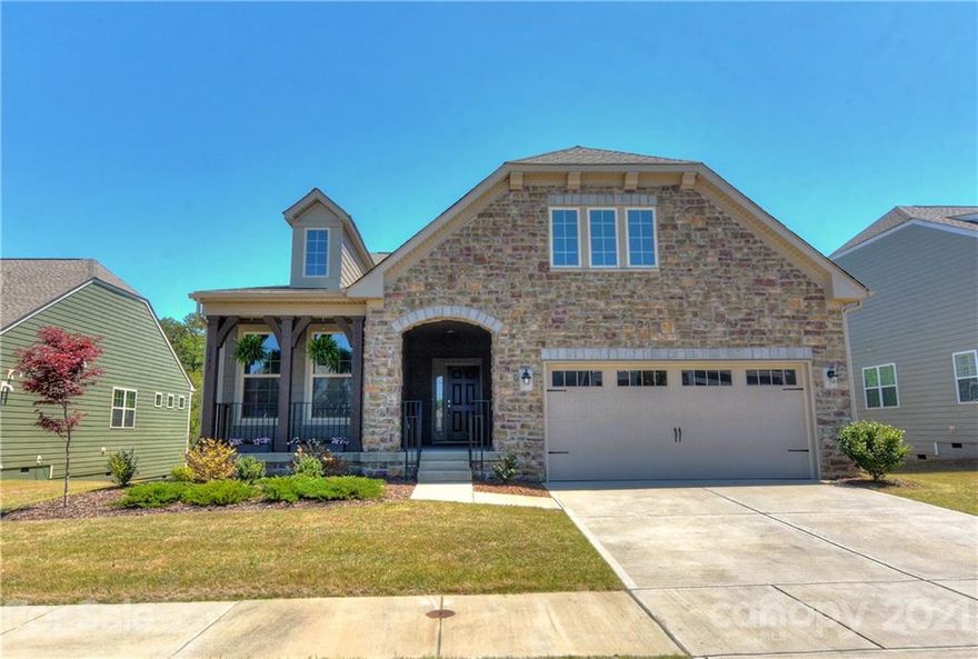 This ADORABLE 3 bed/ 3 bath loft home in Treetops is looking for new owners! Walking into this home, you are immediately greeted by an open floorplan with engineered hardwood flooring throughout the living areas. The great room has a gas fireplace, making it a cozy spot to host family and friends. In the kitchen, there are granite counter tops, tile backsplash, stainless steel appliances, a pantry and more! There is also a study/den with French doors that can be used as an at-home office, hobby room, or second living area. Upstairs, there is a bonus room and an additional bedroom and bathroom. Relax on your spacious screened porch and enjoy the views of the backyard! Don't wait to live in this adult community with so many great amenities! Outdoor pool, walking trails, dog park, fitness center, tennis, pickleball, scenic lake, activity cabins, clubs, lawn maintenance, gated entrance, 55+