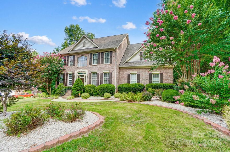 This exquisite two-story home offers full brick construction providing timeless beauty & durability. Nestled in a serene 1.06-acre lot in desirable Channing Park. Features nearly 2600 sqft offering a practical & inviting layout, perfect for everyday living, ample space for relaxation, entertainment and making memories. Enjoy your own oasis right in your own fenced in back yard that features a large deck, spacious patio area ideal for outdoor entertaining and in-ground heated salt-water swimming pool, perfect for year-round enjoyment. Recently installed hvac. Recent Architectural Shingled Roof & in-ground pool liner, pool pumps and saltwater cell system. Smart home features including programmable thermostats. Conveniently located near schools, shopping, & dining plus easy access to I77 for commuting. This home is a true gem, offering the perfect blend of classic charm & modern convenience. Don’t miss your chance to own this piece of paradise offering both luxury and comfort.