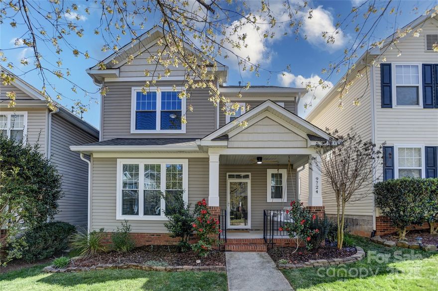 Charming, 3 Bedroom, 2.5 Bath Home w/Covered Front Porch, 2 Car, Detached, Back Load Garage & Fenced Back Yard located in one of Cornelius's most desirable communities! Kitchen features granite, stainless steel appliances, pantry & plenty of cabinets for storage! Formal Dininig Room! Office w/built ins & French Doors! Primary Suite on upper level! With every convenience nearby including shopping, restaurants, new hospital (close to opening across the street), lake & parks, there is nothing that this location & area does not offer! Seller improvements include: Kitchen appliances (Range, Dishwasher & Microwave) replaced in 2022. Windows replaced in 2021 w/high efficiency windows, EXCEPT for 6 along each staircase (were tinted instead of replaced). Installed Battery operated window shades on some of the larger windows in home. Garage floor epoxy coated in 2021. HVAC replaced in 2021. Roof replaced in 2017. Gutters were replaced w/oversized gutters, 6" downspouts & leaf guard in 2023.