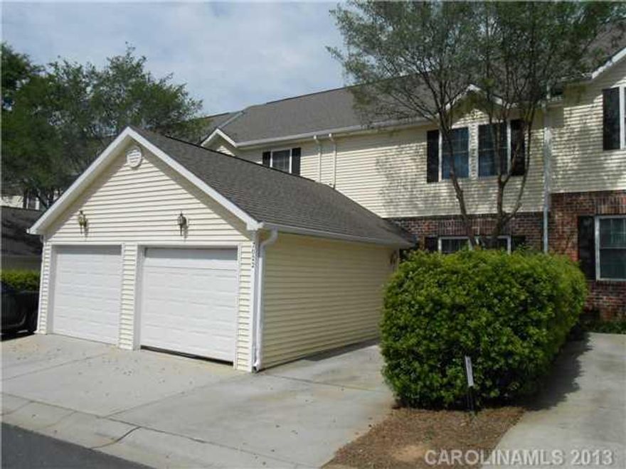 NICE UNIT only 7.5 miles from Center City/Uptown - this cozy townhome feels like home w/ a large eat-in kitchen, spacious great room, crown moldings, corner gas fireplace & sliding doors that lead to a private patio. 2 Mstr suites are perfect for roommates/guests accommodations. Lots of closet space, one car garage & walking distance to the community pool. Convenient to I77, shopping & hospitals.