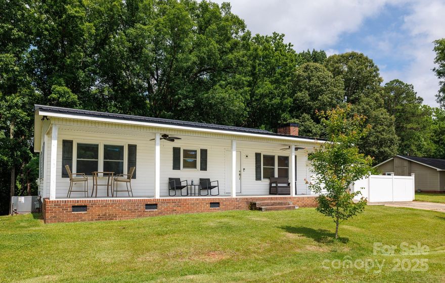 This 3-bedroom, 2-bath ranch sits on a peaceful 0.77-acre lot in the Lewisville school district, offering the perfect blend of space and privacy. Inside, you'll find an open floor plan with a beautifully updated kitchen, a cozy living room with a gas log fireplace, and a split-bedroom layout for added privacy. The large primary suite features a walk-in closet, whirlpool tub, and a large adjacent den—ideal for a home office or TV room. Step outside to your own private retreat, complete with an inground pool, expansive patio, deck, and fenced yard. The cabana with a bar and half bath makes outdoor entertaining a breeze. Additional features include a metal roof (2019) and a shed for extra storage. Enjoy the tranquility of country living away from the hustle and bustle! Property being sold in As-Is Condition.