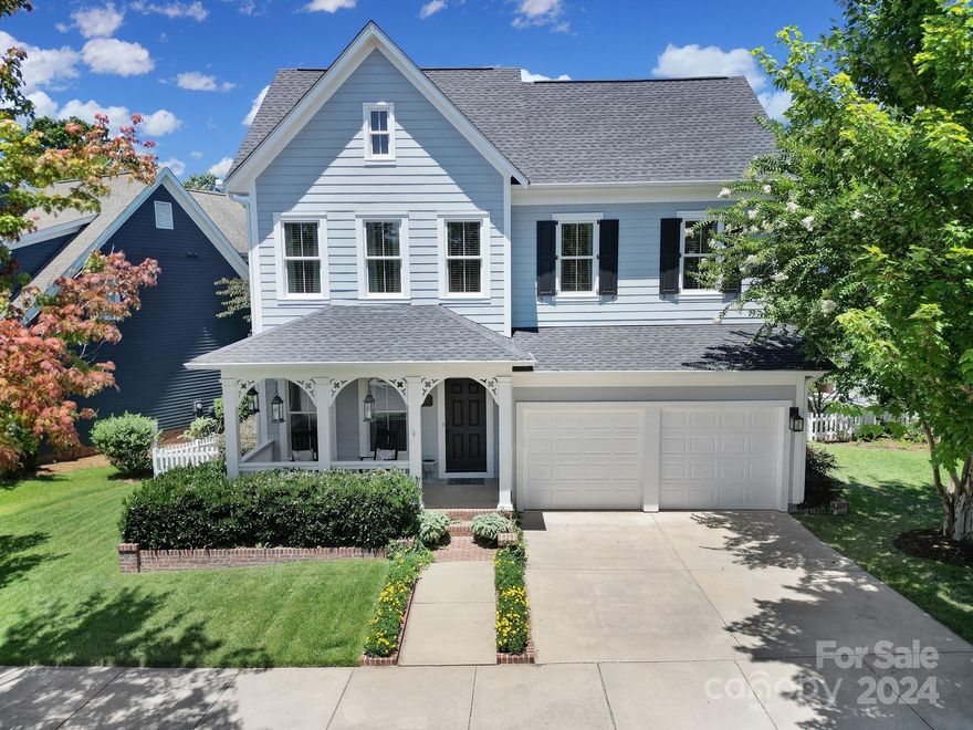 Welcome to your dream home in the highly sought-after Baxter Village! This stunning two-story residence boasts an open layout perfect for modern living and entertaining. With four spacious bedrooms, a versatile loft, and a variety of high-end features, this home is sure to impress. Enjoy a seamless flow between the living, dining, and kitchen areas, ideal for family gatherings and entertaining guests. The kitchen is a chef's delight, featuring a gas cooktop, a convenient pot filler, and a charming farm sink set in the island. Relax in the outdoors in comfort on your screened back porch, perfect for morning coffee or evening relaxation. Stylish light fixtures throughout the home add a touch of elegance to every room. This home has been meticulously maintained, with new exterior paint, a new roof, and new gutters all completed within the last 3-4 years. This home truly offers the perfect blend of comfort, convenience, and style. Don't miss the opportunity to make it yours!