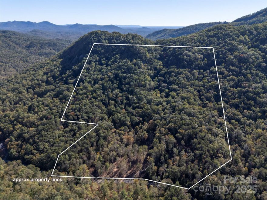 Own a mountain from the bottom to the top! This unrestricted 28.79 acre tract goes from 1240' in elevation at Buffalo Creek Road to 1880' at the top, with many beautiful views, ridges, alcoves and rock outcroppings in between. Several beautiful homesites. Old well and septic on old homesite but no guarantee if usable. Roughed in drive to several potential homesites. Large timber. Quiet and private! Small stream on property. Wildlife abounds. Whether you're looking for a private retreat, a family recreation spot or long term investment in mountain land, this property checks every box.