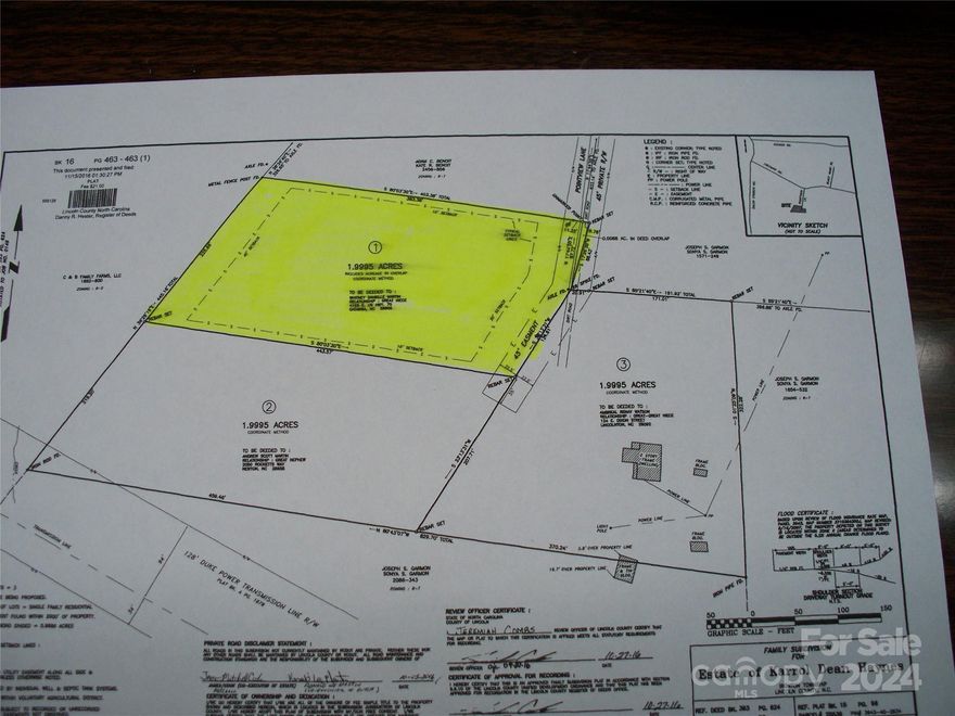 Two Acre lot located on Pointview Lane just off Salem Church Road.  Something for everyone. Build your dream home just outside the city limits. Or if you prefer, move in your Double Wide Home. And for investors, build a duplex.