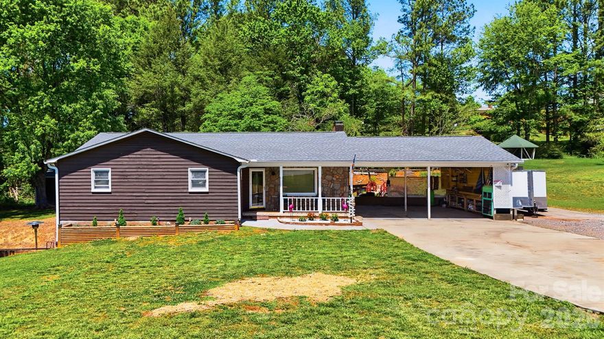 Welcome to this spacious and versatile 3 bedroom, 3 bathroom home situated on a generous 0.96-acre lot! With approximately 2,490 square feet of living space, this property offers both comfort and flexibility for a variety of living arrangements. The main level features 3 bedrooms and 2 full bathrooms, providing a functional and inviting layout. Downstairs, you’ll find a fully equipped mother-in-law suite complete with its own kitchen and full bathroom, perfect for extended family, guests, or potential rental income. Enjoy peace of mind with a brand new roof installed in 2025. Step outside to relax on the covered back patio overlooking a fenced, scenic backyard, ideal for entertaining, pets, or simply enjoying the outdoors. An attached 2-car carport adds convenience and protection from the elements. This property combines space, privacy, and multi-generational living potential, all in one beautiful setting!