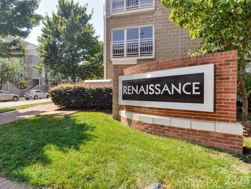 Great opportunity to get The Renaissance at an unbelievable price!!  Hard to beat this location, as this is in the heart of NODA and close to all the action.  There is a bedroom downstairs with full bath and extra closet space, so perfect for a roommate, guest, workout area or office space.  Once you enter into the unit, one can enjoy the living area, with Juliet balcony, which allows for plenty of natural light and fresh air.  The galley kitchen is an ideal size to prepare full meals or serve prepared snacks while having over friends or family.  The bedroom on the first floor has a full bath outside in the hallway, while the laundry in the hall closet.  Low HOA dues, with access to the community pool, walking trails and on street parking, make this condo the perfect home.